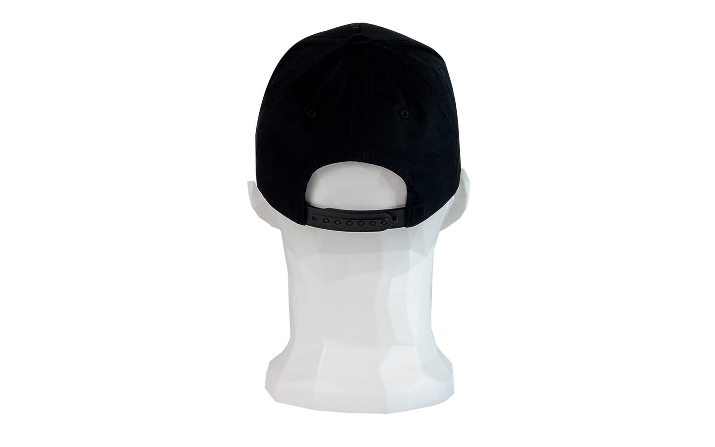 Freisteller der FENNEK Basecap von hinten, welche auf einem Puppenkopf sitzt.