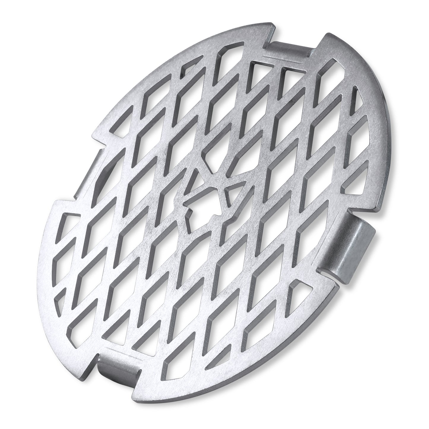 Freisteller vom FENNEK Grillrost aus 4,0 mm dickem Edelstahl für Feuerplatten und Grillringe mit 20er Öffnung. Made in Germany.