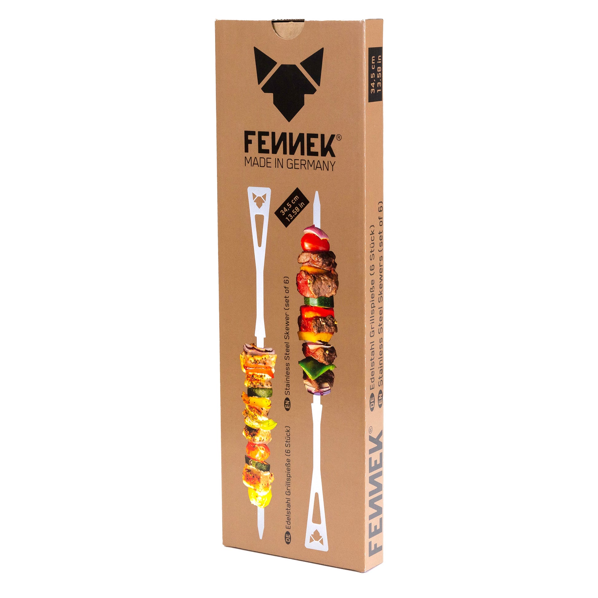 Produktverpackung der Grillspieße als Freisteller