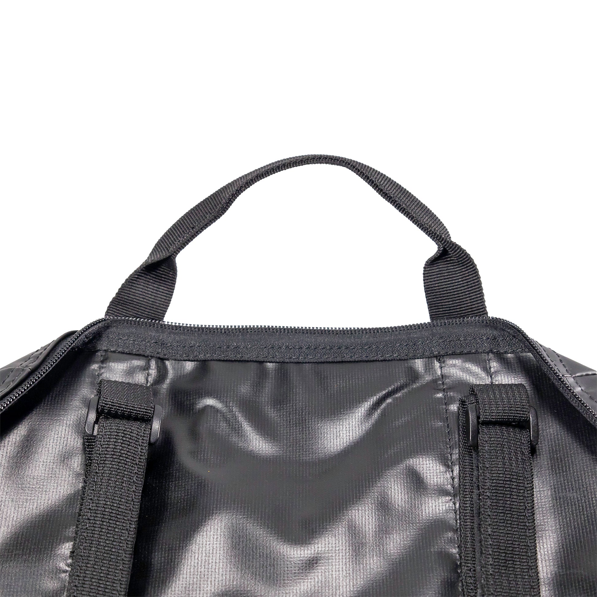 Nahaufnahme von Haltegurte der Tasche