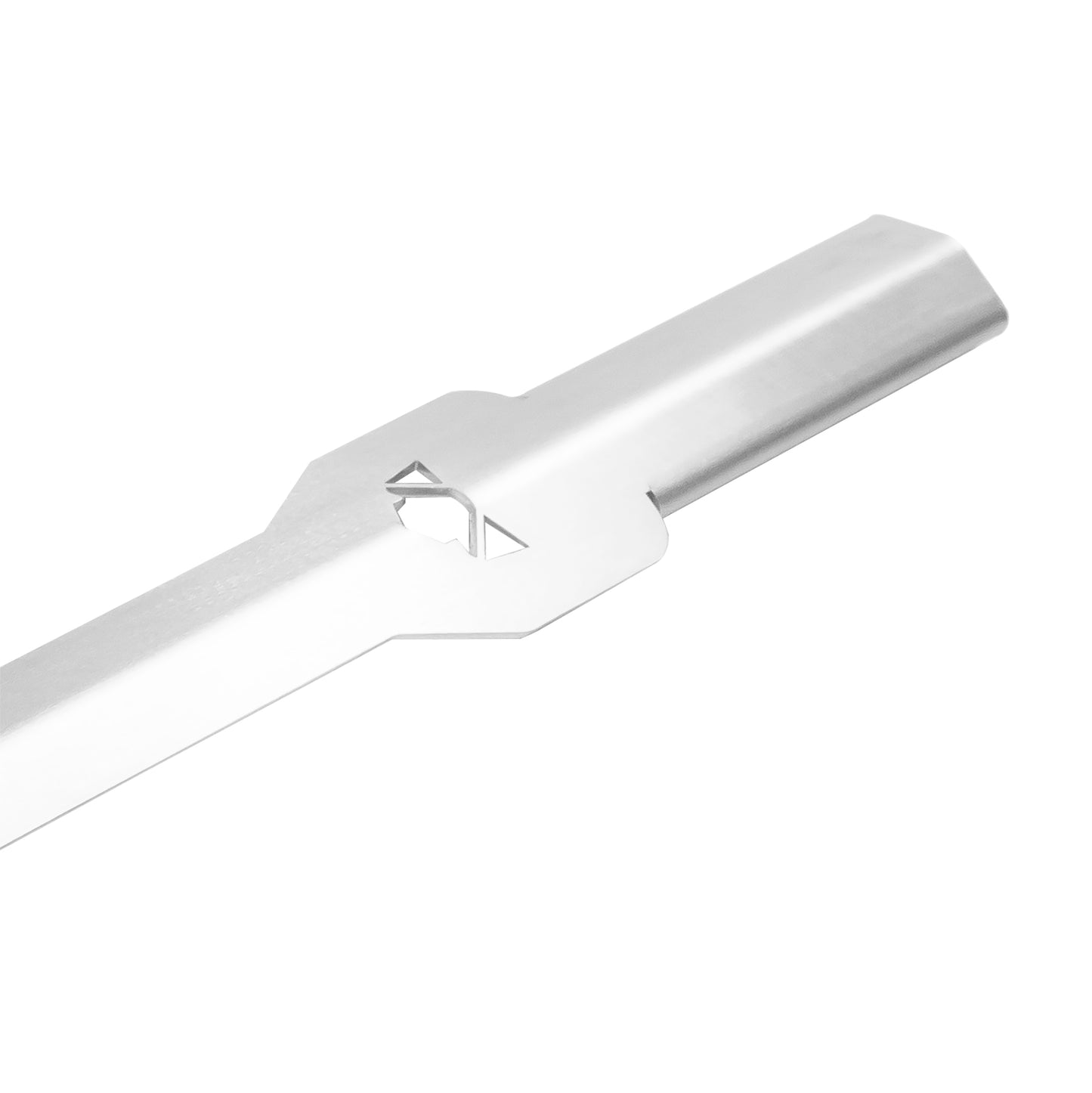 FENNEK Schürhaken aus 100% Edelstahl mit einer Länge von 67,5 cm und einer extra breiten Spitze ermöglicht ein einfaches Verschieben des Brennholzes und sorgt für eine perfekte Kontrolle des Feuers. Extra stabile Ausführung aus Edelstahl garantiert eine lange Lebensdauer.