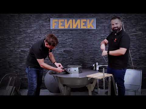 Produktvideo zur FENNEK Feuerschale Allround mit Zubehör.