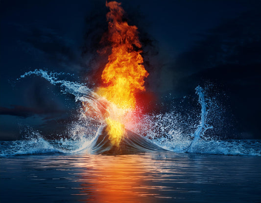 Feuer trifft auf Wasser