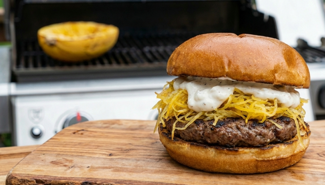 Pulled Pumpkin Beef Burger – Das ultimative Umami-Erlebnis