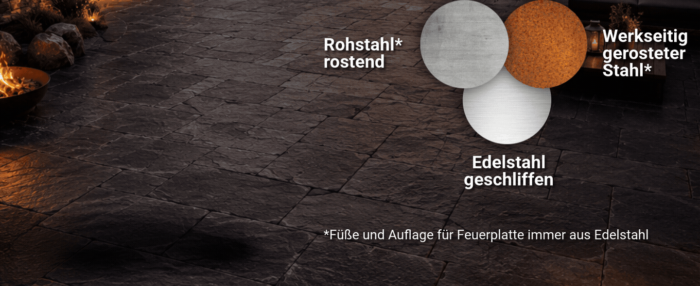 FENNEK Feuerplattengrill Variationen 