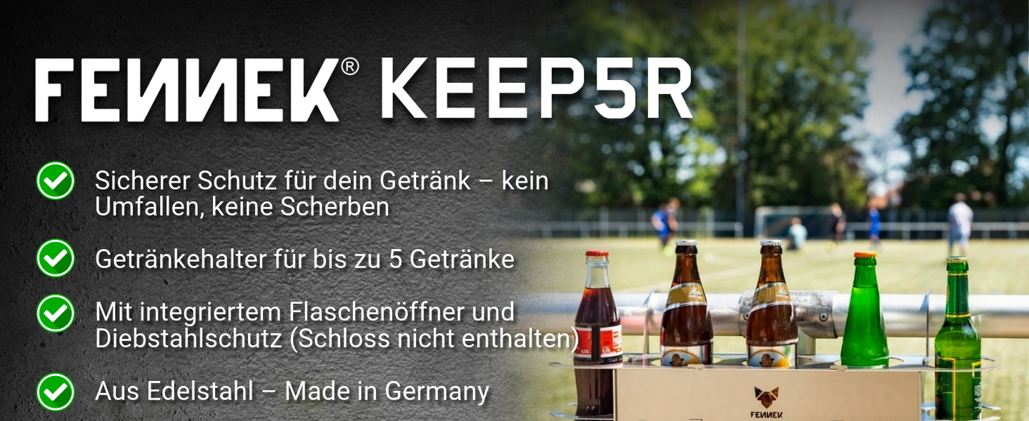 FENNEK Getränkehalter KEEP3R, sicherer Schutz für die Getränke 