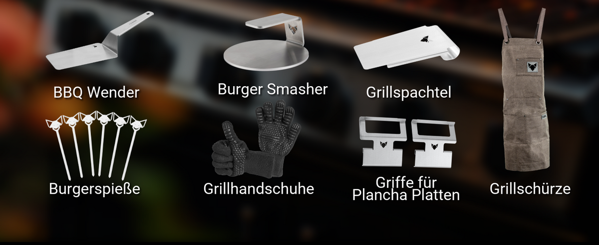 Übersicht zu den Produkten die geeignet sind für die FENNEK Plancha