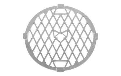 Edelstahl-Grilleinsatz für die Feuerplatte mit Fennek-Logo