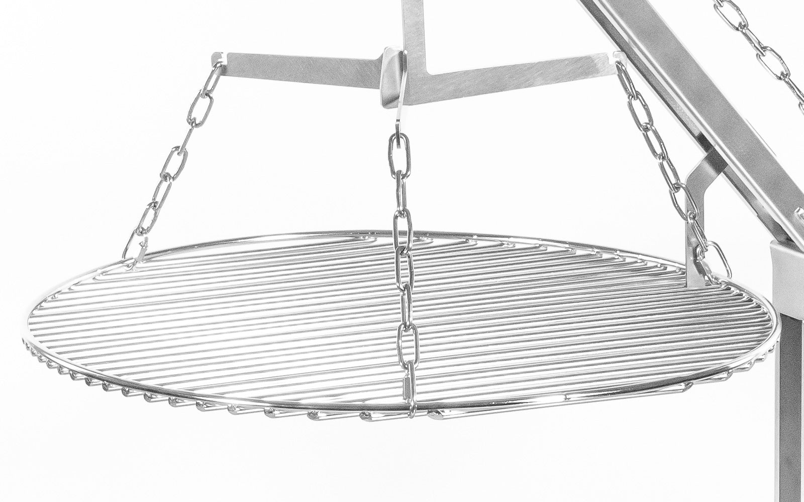 Detailaufnahme vom Rost vom FENNEK Schwenkgrill