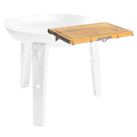 BBQ Brett- und Besteckhalter inkl. Schneidebrett für Feuerschale Allround & Feuerplatte Ø 96 cm