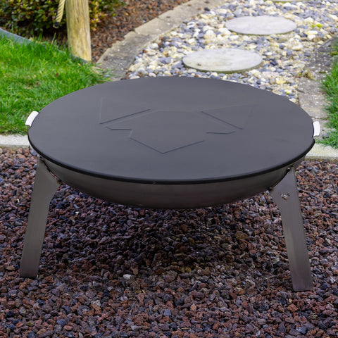 Deckel für FENNEK Feuerschale 3Pod Edelstahl