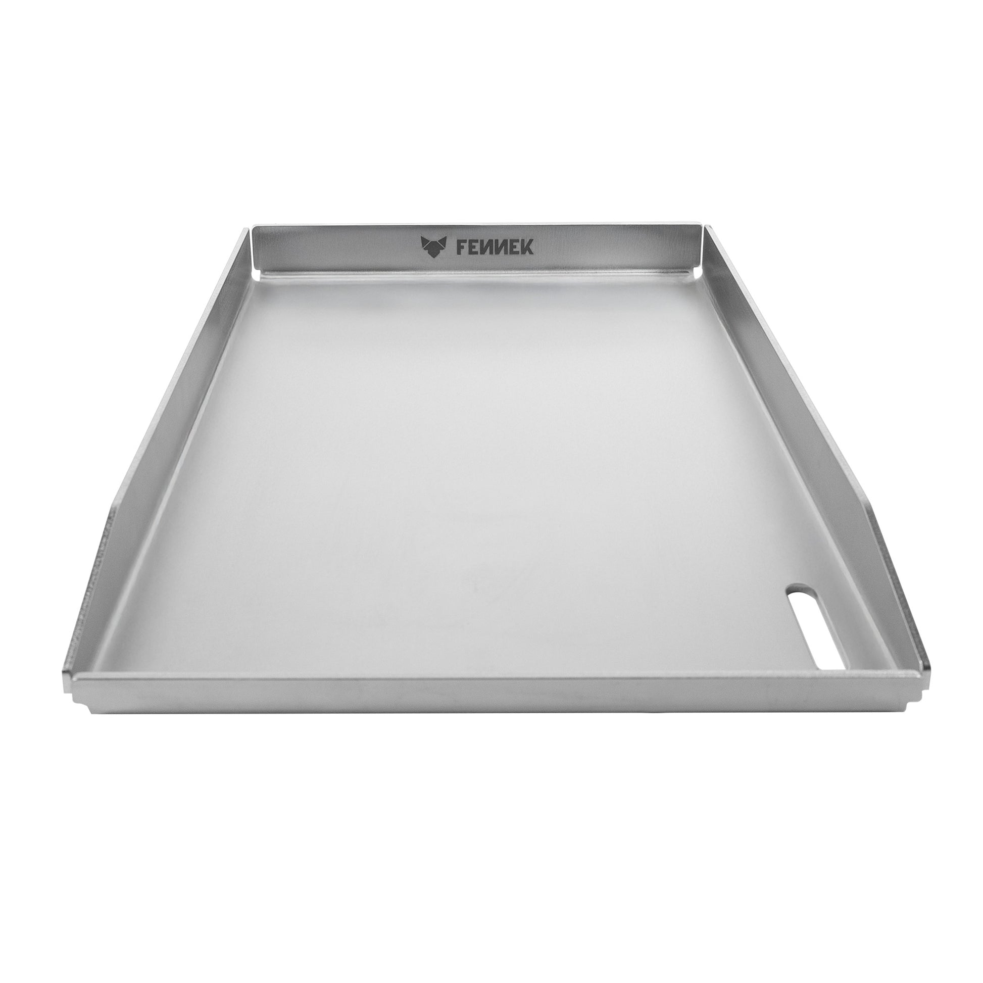 Freisteller der FENNEK Plancha 30 x 40 cm mit eingraviertem Logo.
