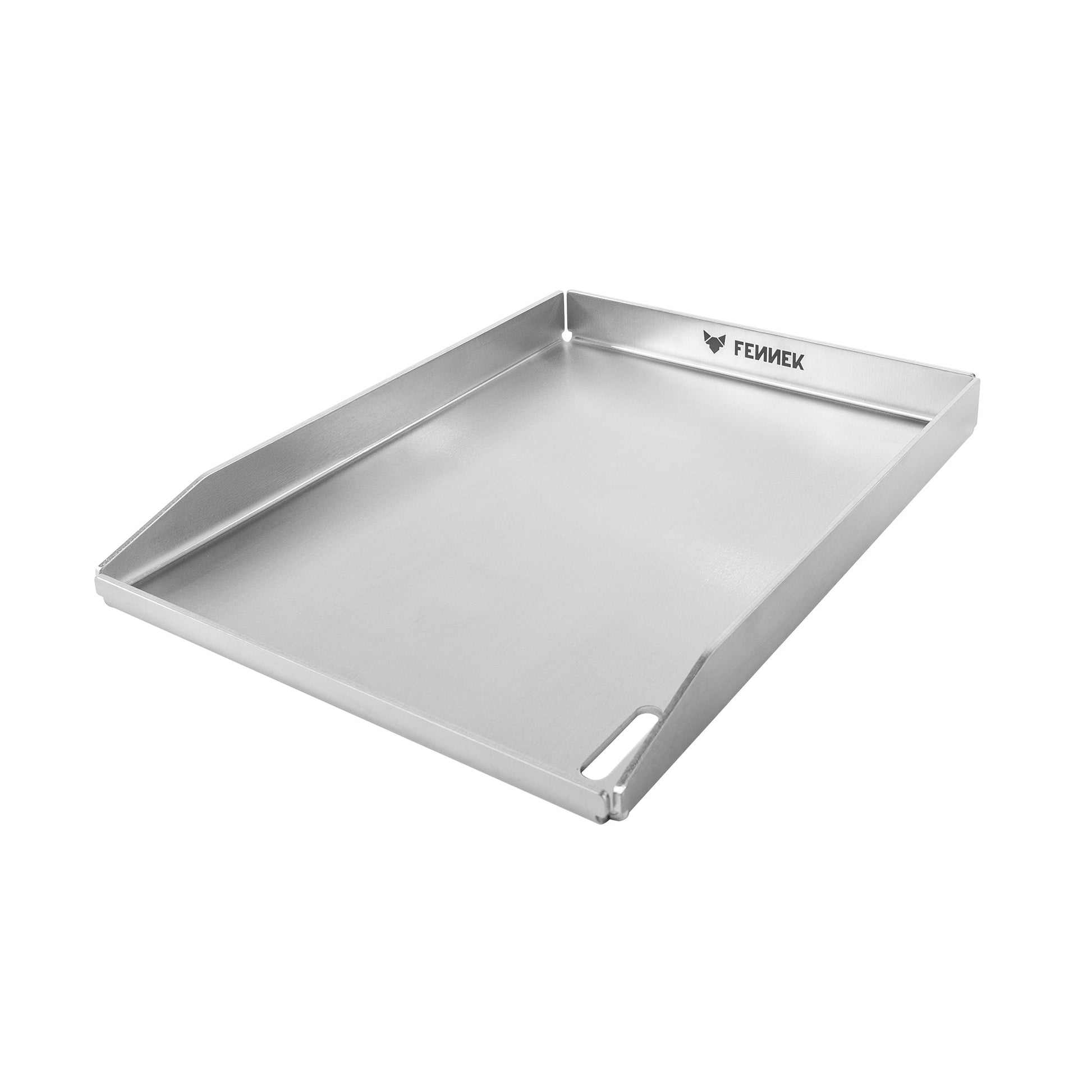 Freisteller der FENNEK Plancha 30 x 40 cm mit eingraviertem Logo.