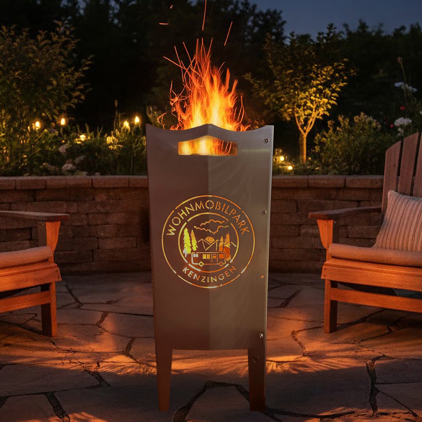 FENNEK Feuersäule mit individuellem Design