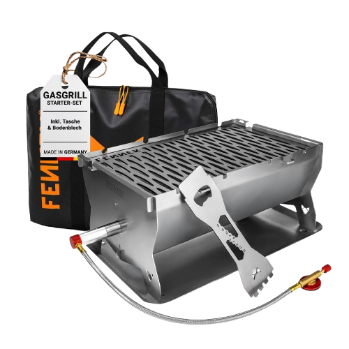 Fennek Gasgrill Starter Set freigestellt