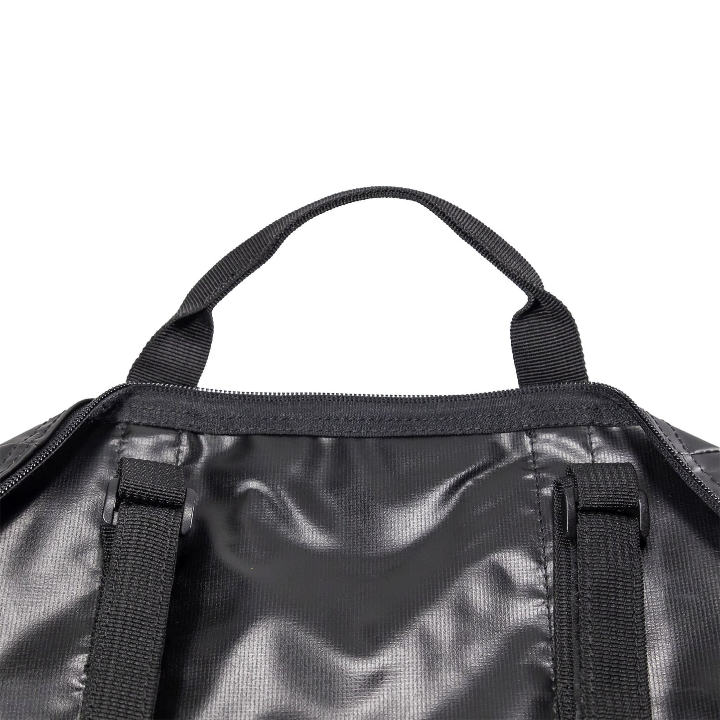 Nahaufnahme von Haltegurte der Tasche