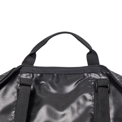 Nahaufnahme von Haltegurte der Tasche