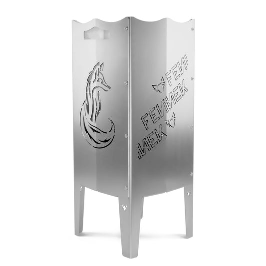 Freisteller der FENNEK Feuersäule mit FENNEK Logo
