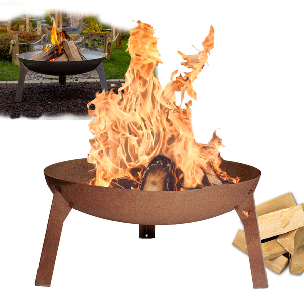 FENNEK Feuerschale 3Pod Stahl