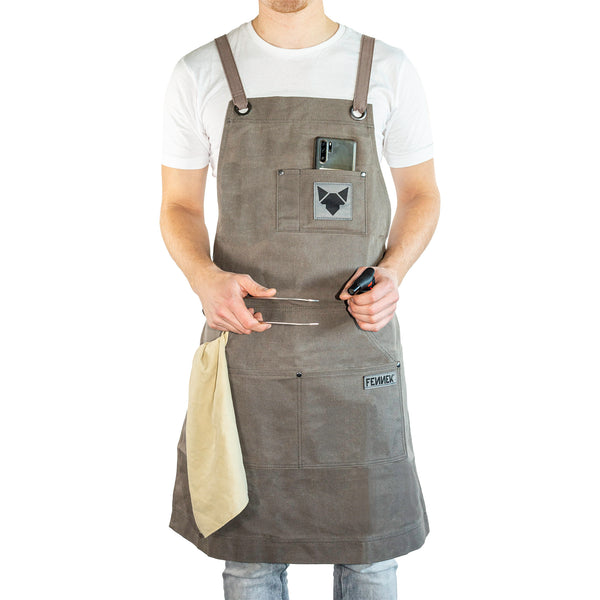 Grillschürze Baumwolle, gewachst