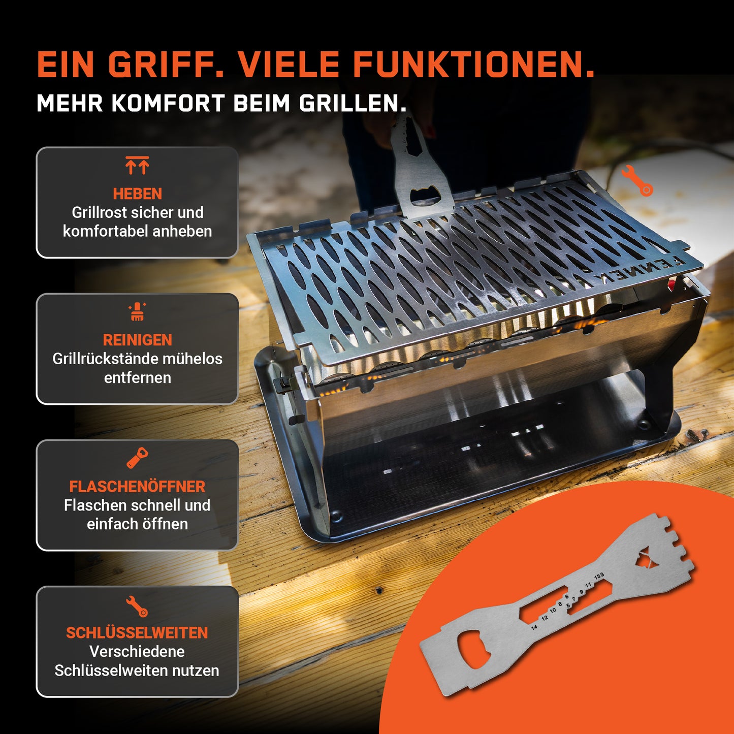 FENNEK Gasgrill | Starter-Set