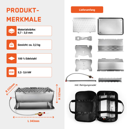 FENNEK Gasgrill | Starter-Set