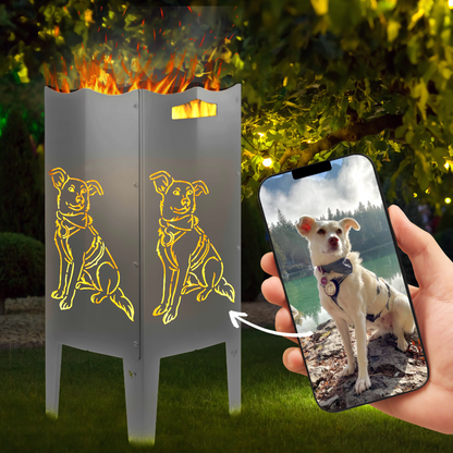 FENNEK Feuersäule mit individuellem Design