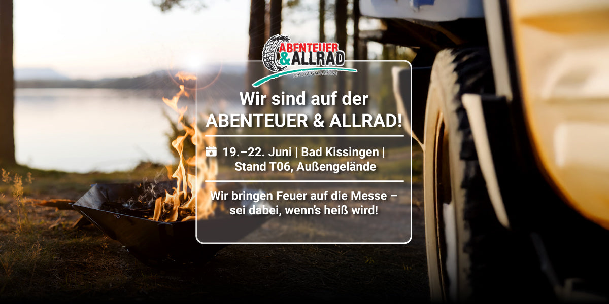 FENNEK wird auf der Messe Abenteuer Allrad sein. Kommt uns gerne besuchen und entdeckt Leidenschaft, Grill, Feuer und mehr!
