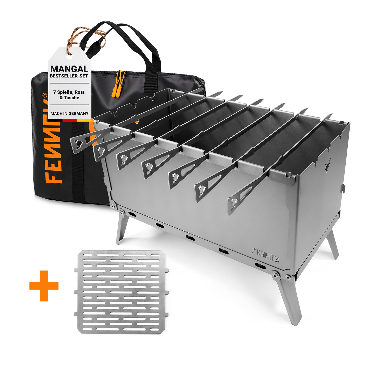 FENNEK Mangal Schaschlik-Grill | Bestseller-Set