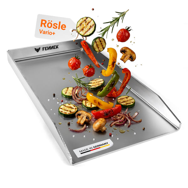 FENNEK Plancha für Rösle Vario 44,5 x 23,5 x 4 cm ohne Vorderkante