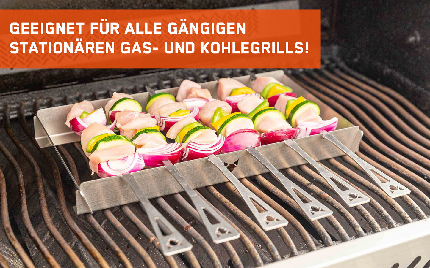 FENNEK Universal Grillspießhalter