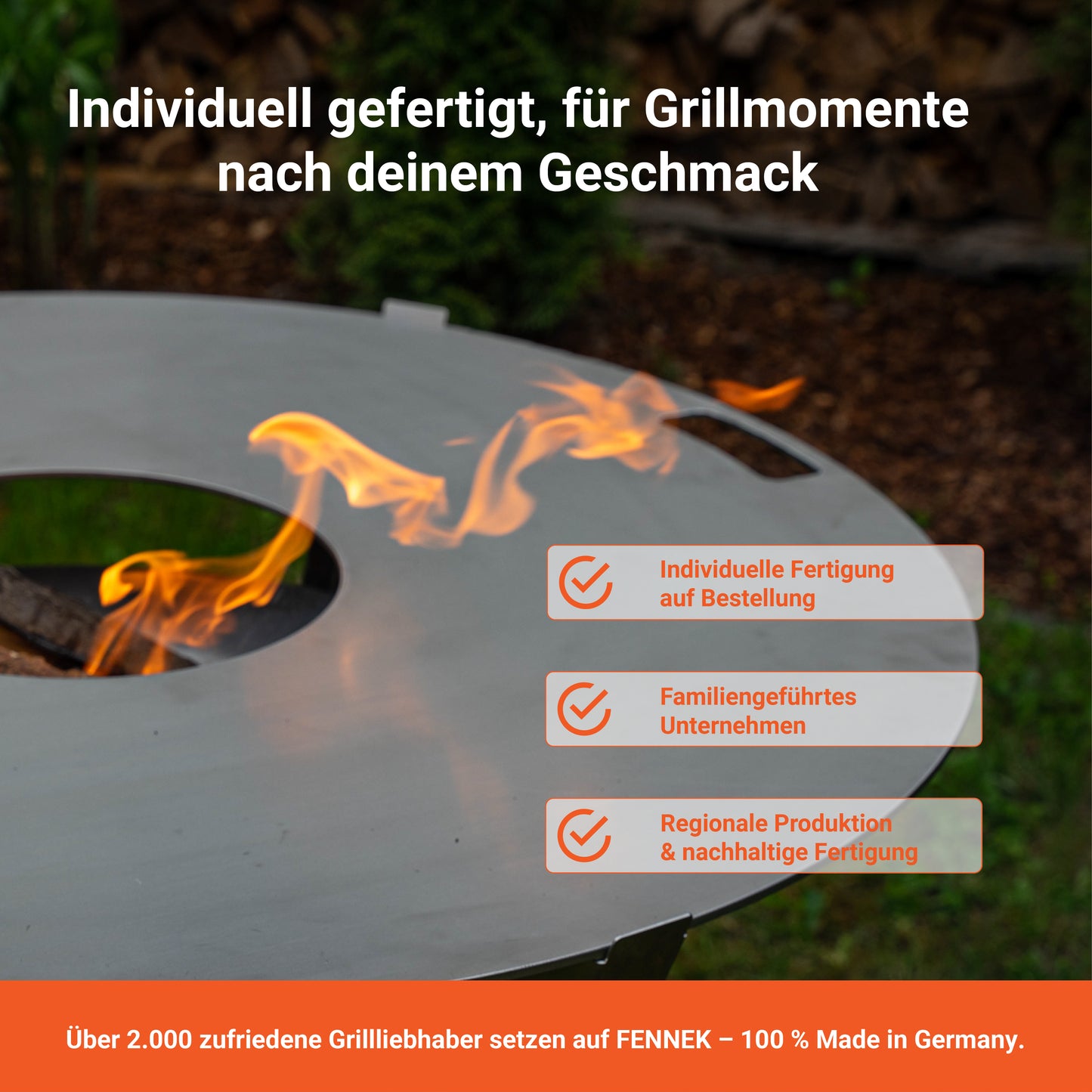 FENNEK individuelle Feuerplatte