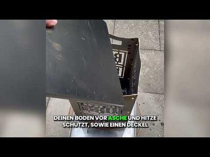 Deckel für Feuersäule aus Edelstahl